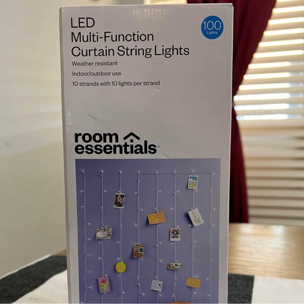 LED Multi-Function Curtain String Lights (Fairy Lights) with Photos